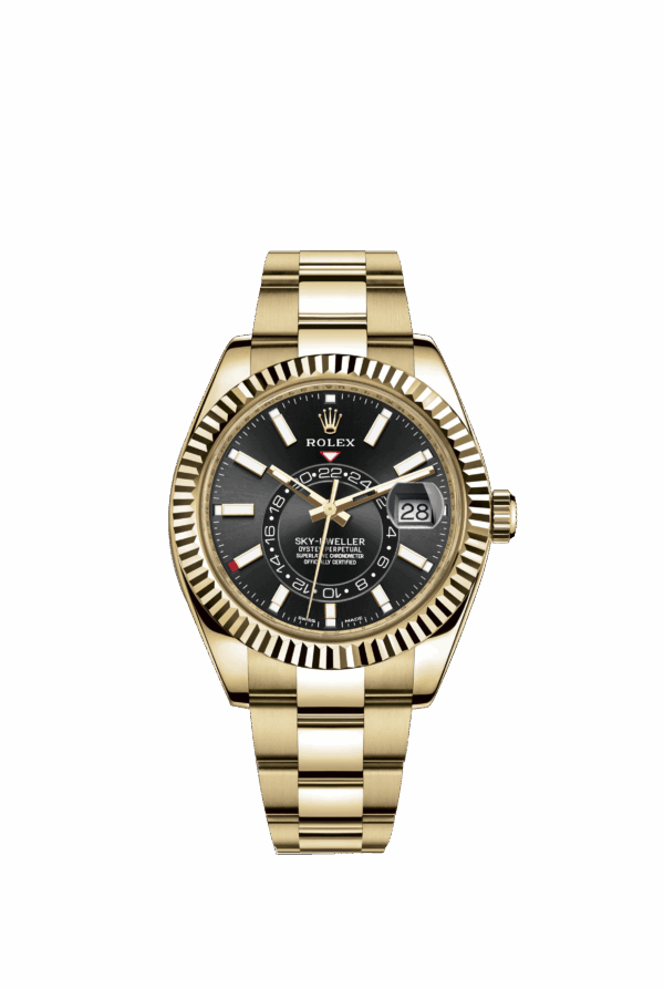 Rolex Sky-Dweller 42mm, 18k Yellow Gold, Ref# 326938-0004