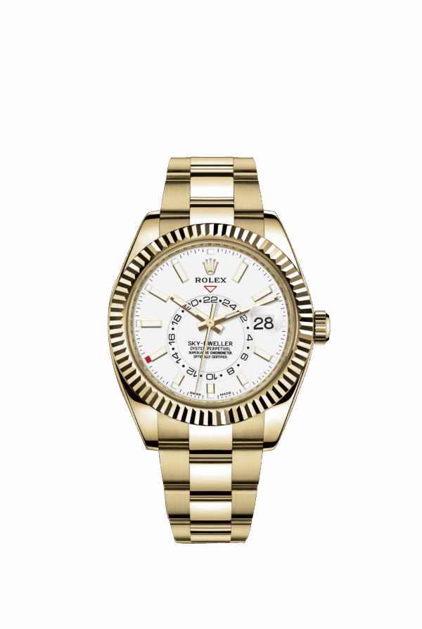 Rolex Sky-Dweller 42mm, 18k Yellow Gold, Ref# 326938-0005