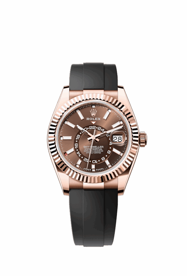 Rolex Sky-Dweller, 42mm, 18k Everose Gold, Ref# 336235-0002