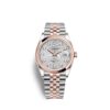 Rolex Datejust 36mm, Oystersteel and 18k Everose Gold, Ref# 126201-0037