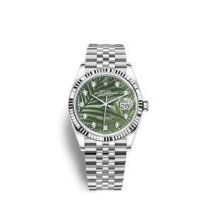 Rolex Datejust 36mm, Oystersteel and 18k White Gold, Ref# 126234-0055