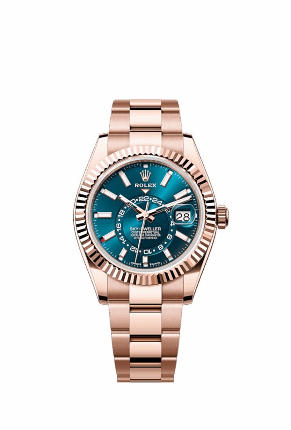 Rolex Sky-Dweller, 42mm, 18k Everose Gold, Ref# 336935-0001