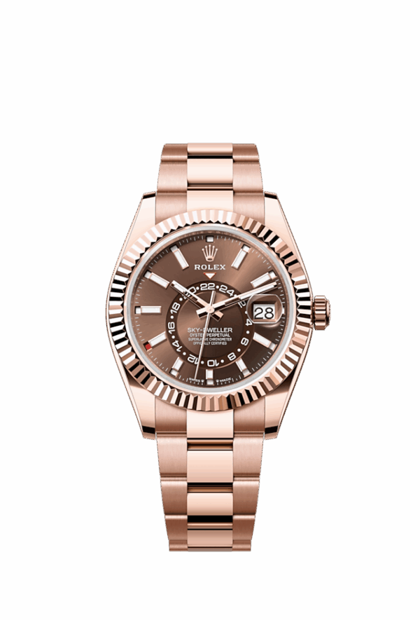 Rolex Sky-Dweller, 42mm, 18k Everose Gold, Ref# 336935-0002