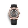 Rolex Sky-Dweller 42mm, 18k Everose Gold, Oysterflex, Ref# 326235-0006