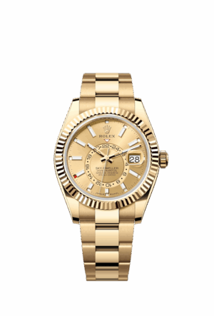 Rolex Sky-Dweller, 42mm, 18k Yellow Gold, Ref# 336938-0001