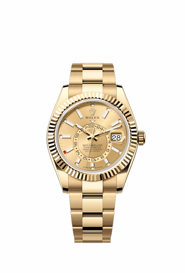 Rolex Sky-Dweller, 42mm, 18k Yellow Gold, Ref# 336938-0001