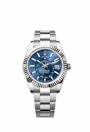 Rolex Sky-Dweller, 42mm, Oystersteel and 18k White Gold, Blue, Oyster, Ref# 336934-0005