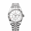 Rolex Sky-Dweller, 42mm, Oystersteel and 18k White Gold, White, Jubilee, Ref# 336934-0004