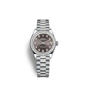 Rolex Lady-Datejust 28mm, 18k White Gold, Ref# 279139rbr-0011