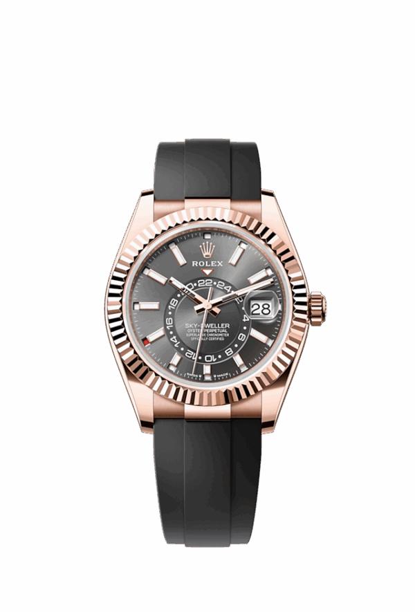 Rolex Sky-Dweller, 42mm, 18k Everose Gold, Ref# 336235-0004