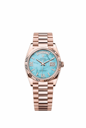 Rolex Day-Date 36, 18k Everose Gold with Diamond-set, 36mm, Ref# 128235-0064