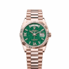 Rolex Day-Date 36, 18k Everose Gold with Diamond-set, 36mm, Ref# 128235-0068