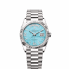 Rolex Day-Date 36, 18k White Gold with Diamond-set, 36mm, Ref# 128239-0044