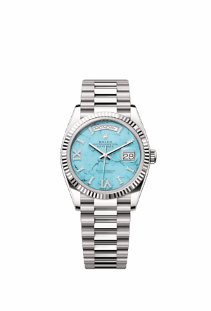 Rolex Day-Date 36, 18k White Gold with Diamond-set, 36mm, Ref# 128239-0044