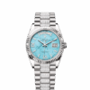 Rolex Day-Date 36, 18k White Gold with Diamond-set, 36mm, Ref# 128239-0045