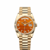 Rolex Day-Date 36, 18k Yellow Gold with Diamond-set, 36mm, Ref# 128238-0088