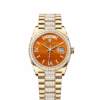 Rolex Day-Date 36, 18k Yellow Gold with Diamond-set, 36mm, Ref# 128348rbr-0050