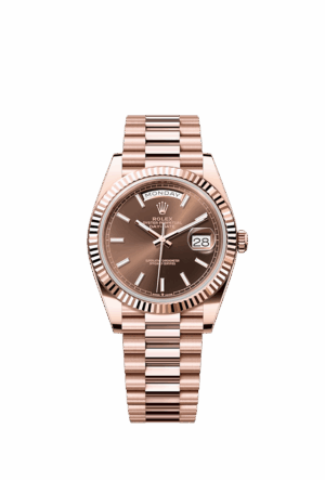 Rolex Day-Date 40, 18k Everose Gold, 40mm, Ref# 228235-0053