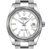 Rolex Datejust 41 White Dial Gold & Steel Men’s Watch M126334-0009
