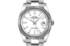 Rolex Datejust 41 White Dial Gold & Steel Men’s Watch M126334-0009