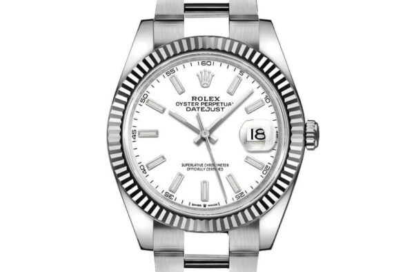 Rolex Datejust 41 White Dial Gold & Steel Men’s Watch M126334-0009
