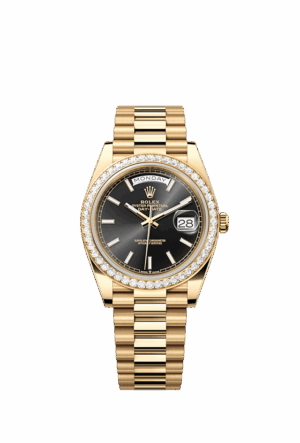 Rolex Day-Date 40, 18k Yellow Gold with Diamond-set, 40mm, Ref# 228348rbr-0043