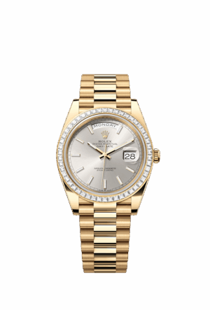 Rolex Day-Date 40, 18k Yellow Gold with Diamond-set, 40mm, Ref# 228398tbr-0040