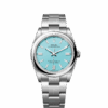 Rolex Oyster Perpetual 36, Turquoise blue dial, 36mm, Oystersteel Ref# 126000-0006