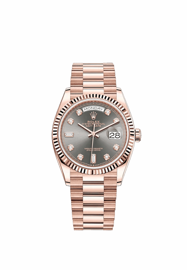 Rolex Day-Date, 36mm, 18k Everose Gold, Ref# 128235-0050