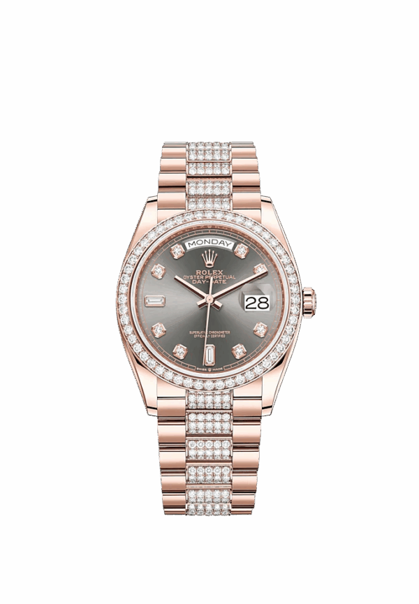 Rolex Day-Date, 36mm, 18k Everose Gold, Ref# 128345rbr-0053 - Image 2