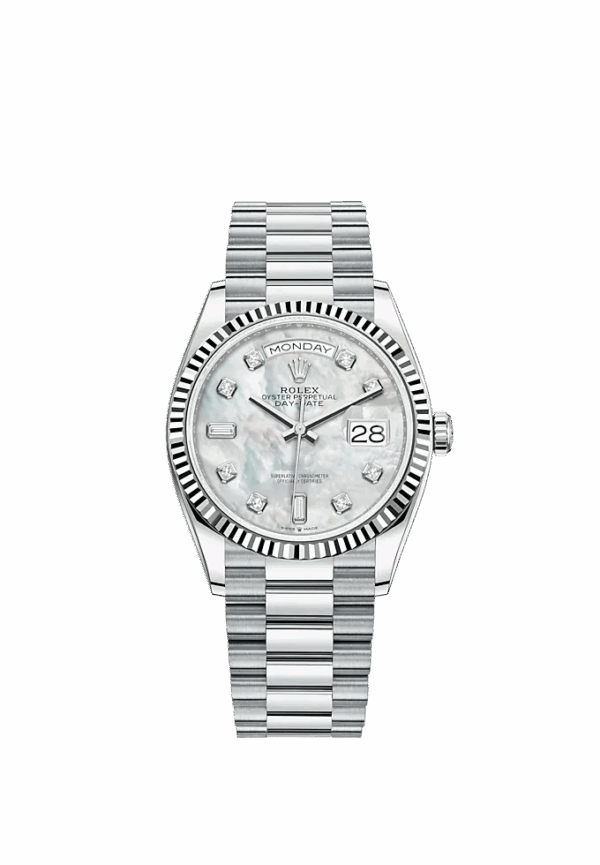 Rolex Day-Date, 36mm, Platinum, Ref# 128236-0002 - Image 2