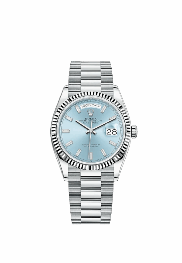 Rolex Day-Date, 36mm, Platinum, Ref# 128236-0009 - Image 2