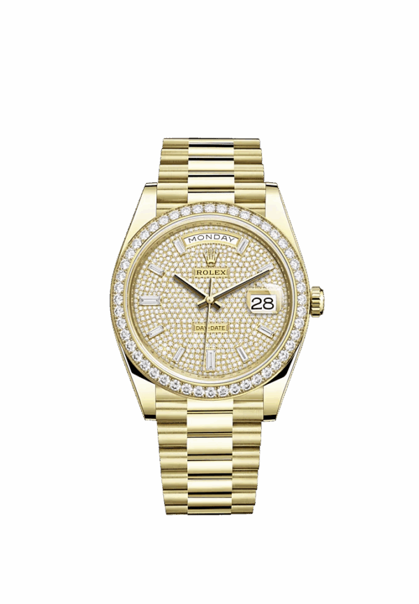 Rolex Day-Date, 40mm, 18k Yellow Gold and Diamonds, Ref# 228348rbr-0037 - Image 2