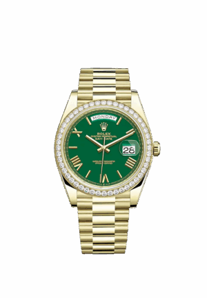 Rolex Day-Date, 40mm, 18k Yellow Gold and Diamonds, Ref# 228348rbr-0040