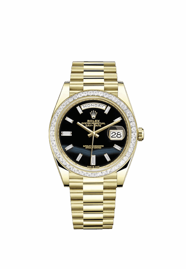 Rolex Day-Date, 40mm, 18k Yellow Gold and Diamonds, Ref# 228398tbr-0038 - Image 2