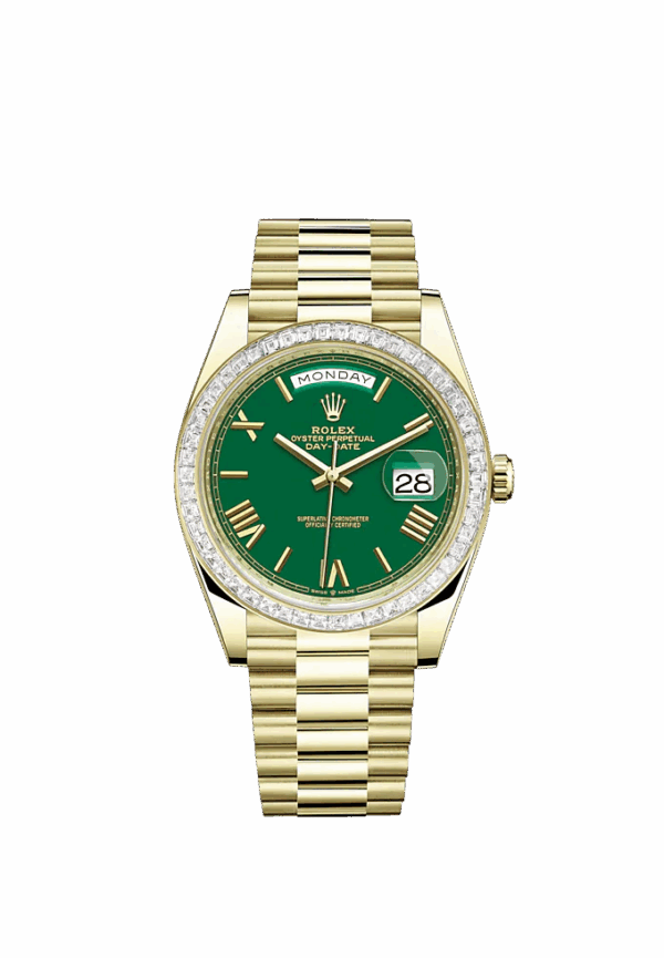 Rolex Day-Date, 40mm, 18k Yellow Gold and Diamonds, Ref# 228398tbr-0039 - Image 2