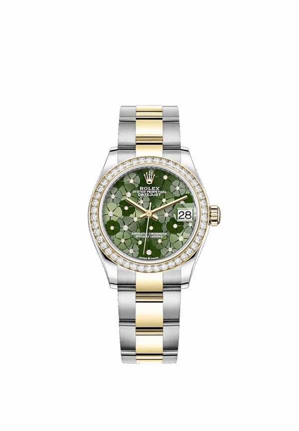 Rolex Datejust 31mm, Oystersteel and 18k Yellow Gold with Diamonds, Ref# 278383rbr-0031 - Image 2