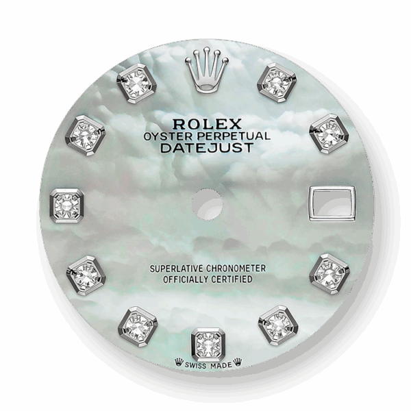 Rolex Lady-Datejust 28mm, 18k White Gold, Ref# 279139rbr-0008 - Image 2