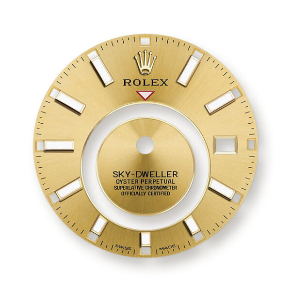 Rolex Sky-Dweller 42mm, 18k Yellow Gold, Oysterflex, Ref# 326238-0007 - Image 2