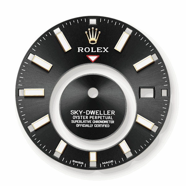 Rolex Sky-Dweller 42mm, 18k Yellow Gold, Oysterflex, Ref# 326238-0009 - Image 2
