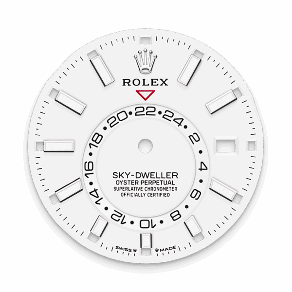 Rolex Sky-Dweller, 42mm, Oystersteel and 18k White Gold, White, Jubilee, Ref# 336934-0004 - Image 2