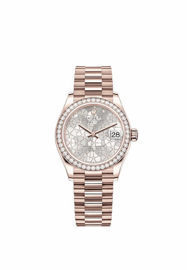 Rolex Datejust 31mm, 18k Everose Gold and Diamonds, Ref# 278285rbr-0036 - Image 2