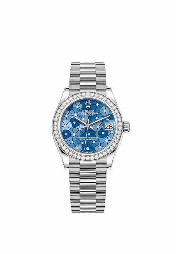 Rolex Datejust 31mm, 18k White Gold and Diamonds, Ref# 278289rbr-0025 - Image 2