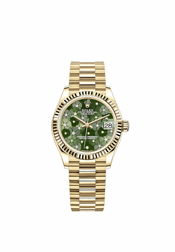 Rolex Datejust 31mm, 18k Yellow Gold and Diamonds, Ref# 278278-0046 - Image 2