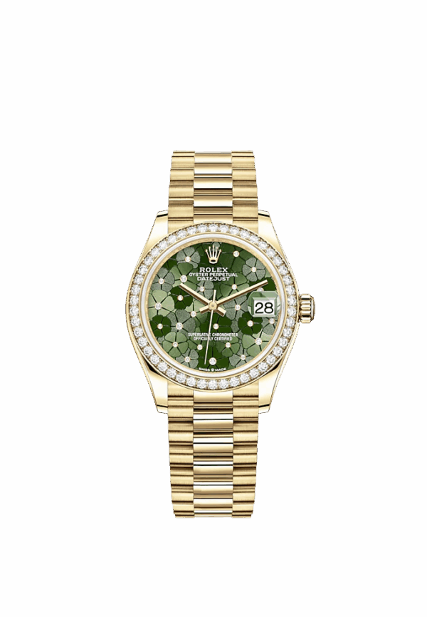 Rolex Datejust 31mm, 18k Yellow Gold and Diamonds, Ref# 278288rbr-0038 - Image 2