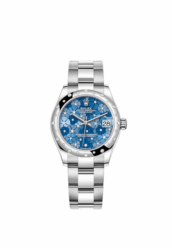 Rolex Datejust 31mm, Oystersteel and 18k White Gold with Diamonds, Ref# 278344rbr-0037