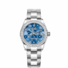 Rolex Datejust 31mm, Oystersteel and 18k White Gold with Diamonds, Ref# 278384rbr-0039