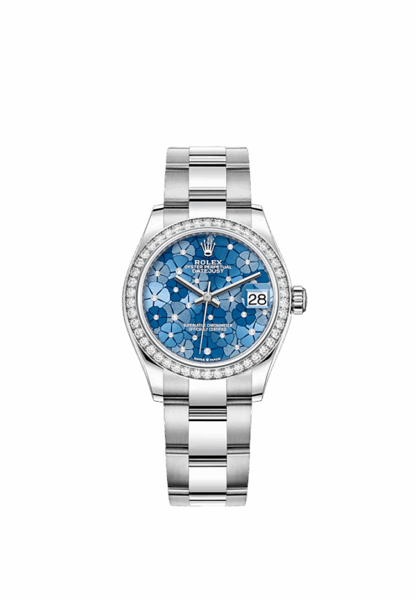 Rolex Datejust 31mm, Oystersteel and 18k White Gold with Diamonds, Ref# 278384rbr-0039