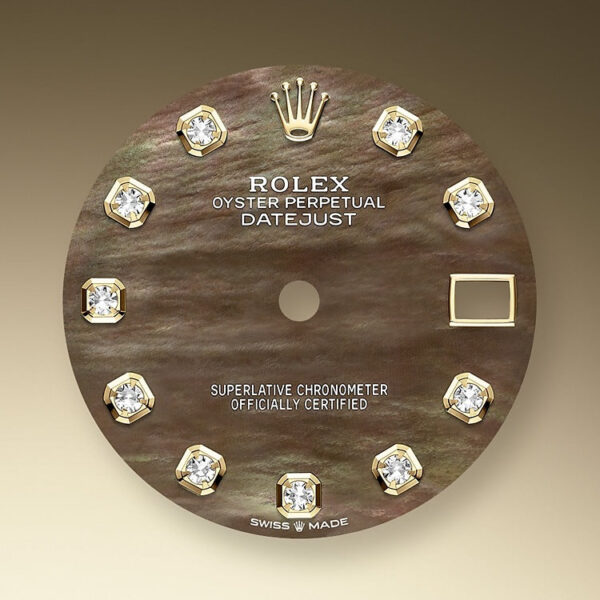 Rolex Datejust 31, Oystersteel, 18kt Yellow Gold and diamonds, Ref# 278383RBR-0024 - Image 2