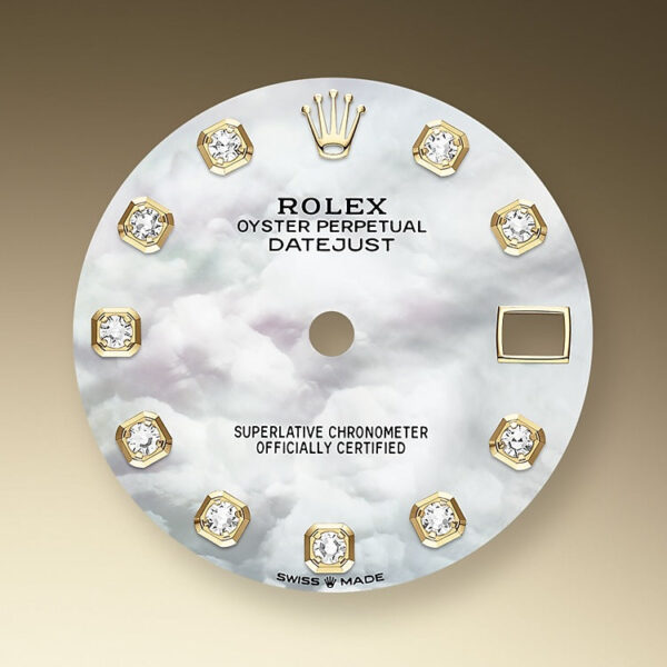 Rolex Datejust 31, Oystersteel, 18kt Yellow Gold and diamonds, Ref# 278383RBR-0028 - Image 2